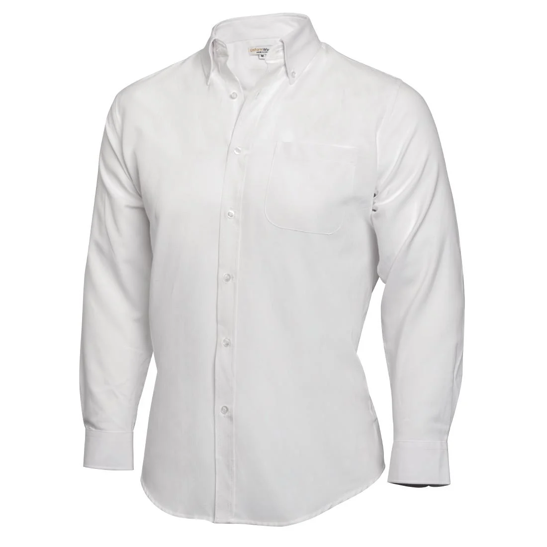Uniform Works Oxford Button Down Collar Shirt White 2XL