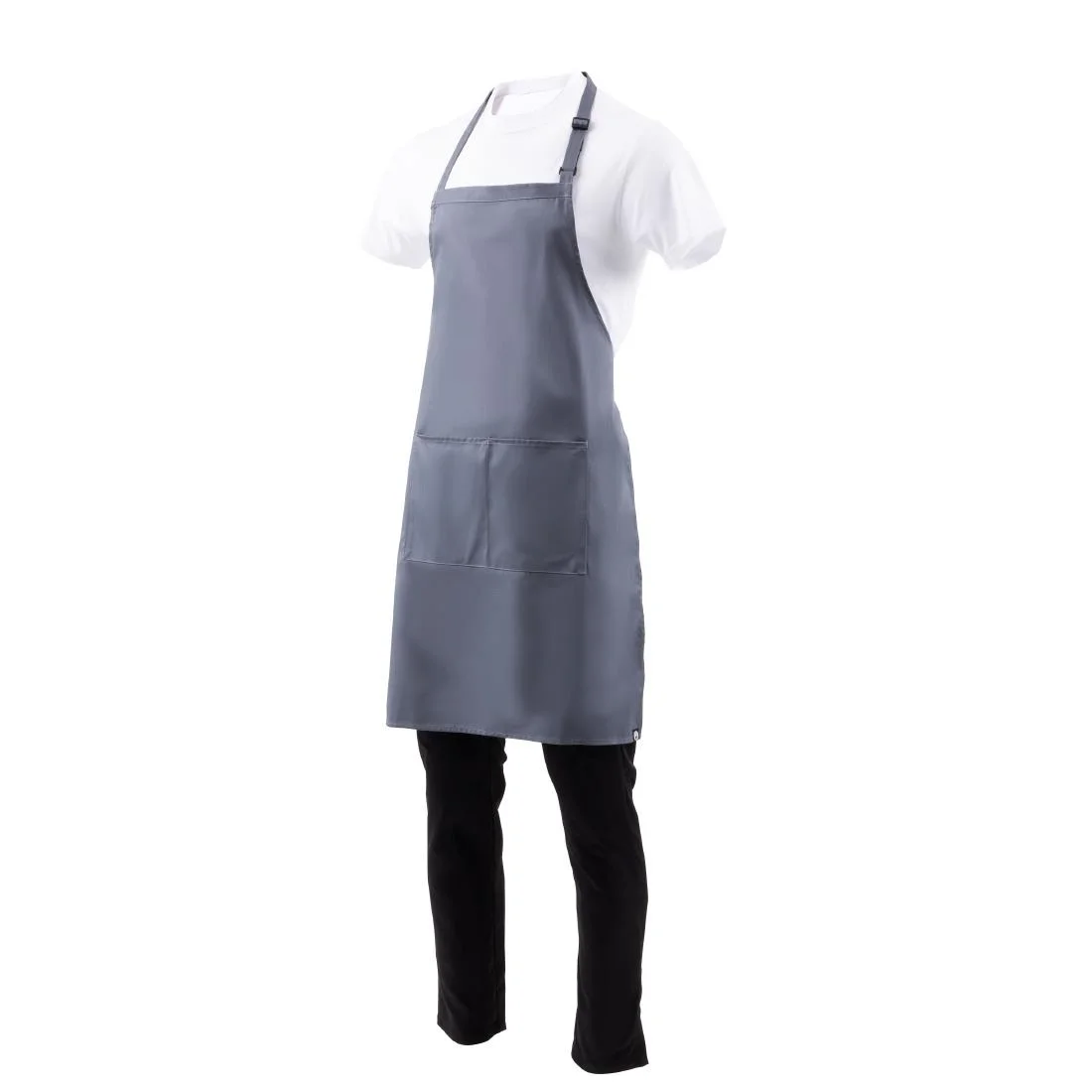 Chef Works Bib Apron Grey - Image 10