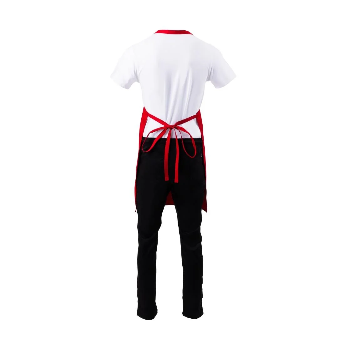 Chef Works Bib Apron Red - Image 11