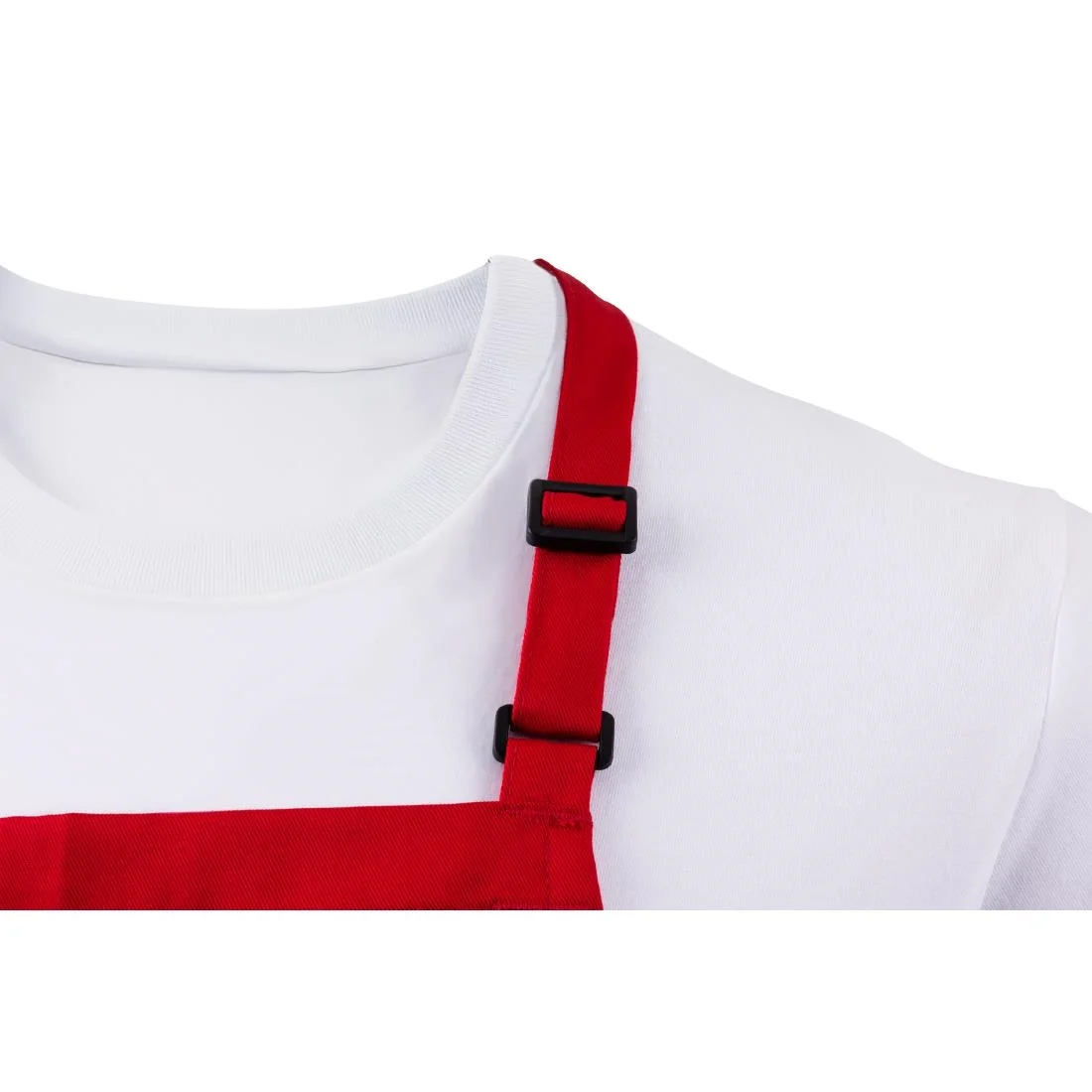 Chef Works Bib Apron Red - Image 14