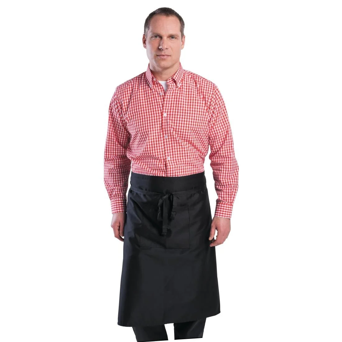 Uniform Works Mens Gingham Shirt Red XL