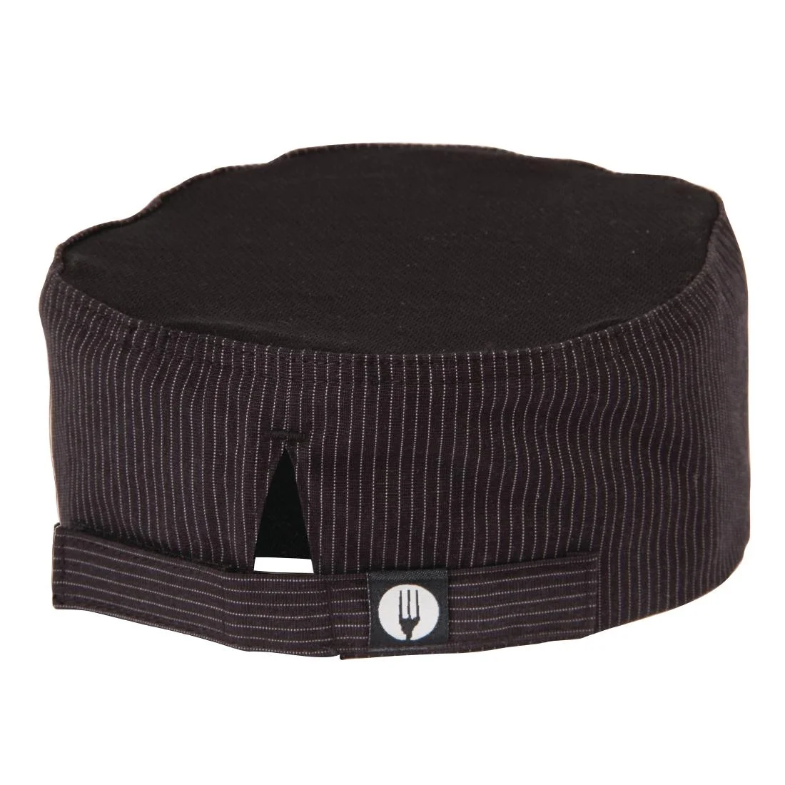 Chef Works Cool Vent Pinstripe Beanie Hat - Image 2