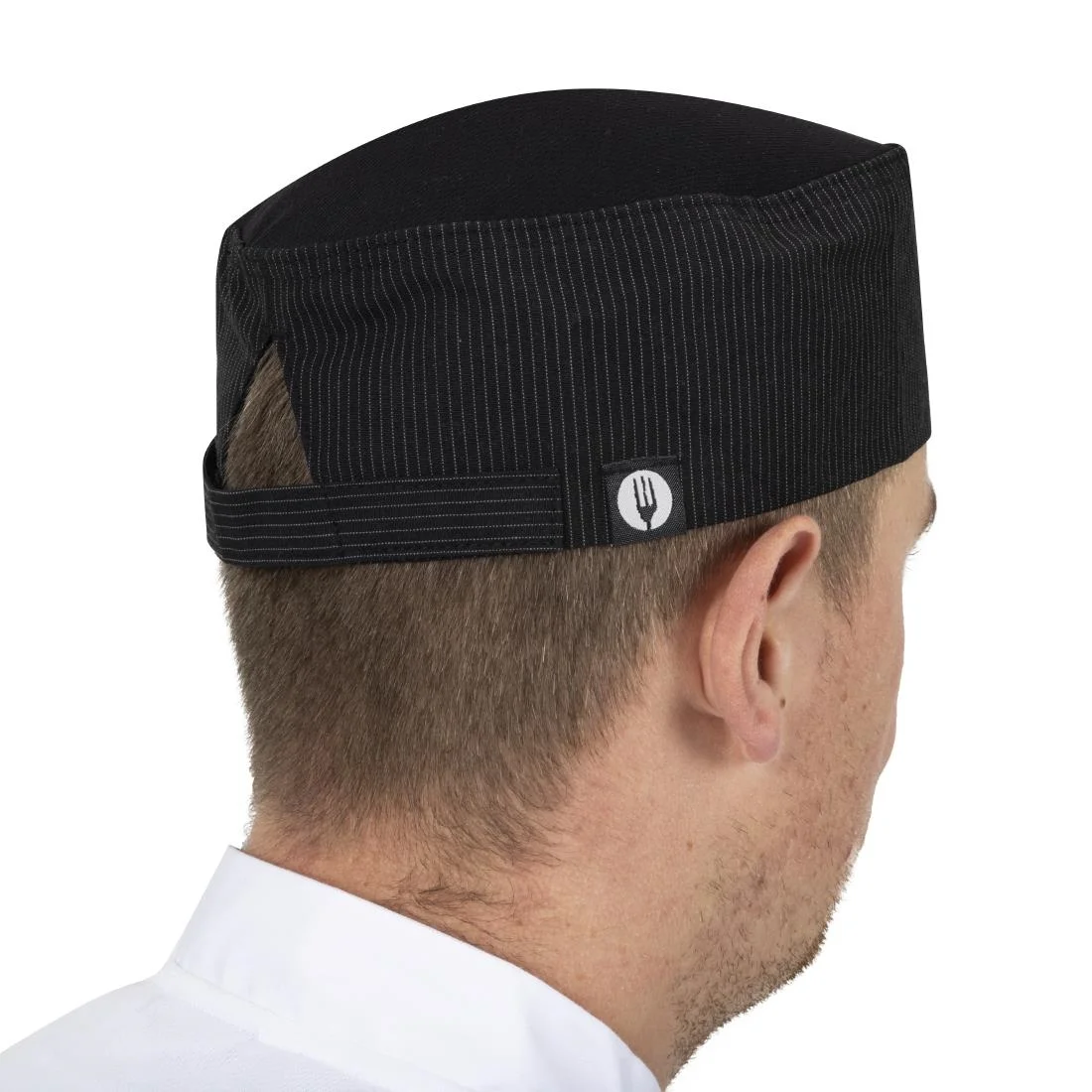 Chef Works Cool Vent Pinstripe Beanie Hat - Image 10