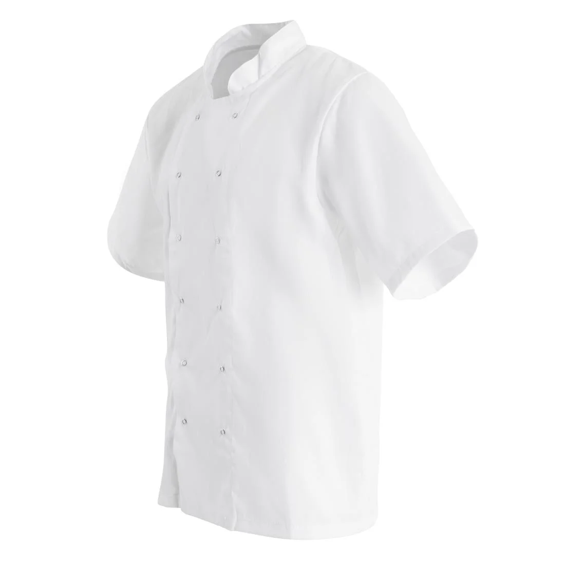 Whites Boston Unisex Short Sleeve White Chefs Jacket - Image 3