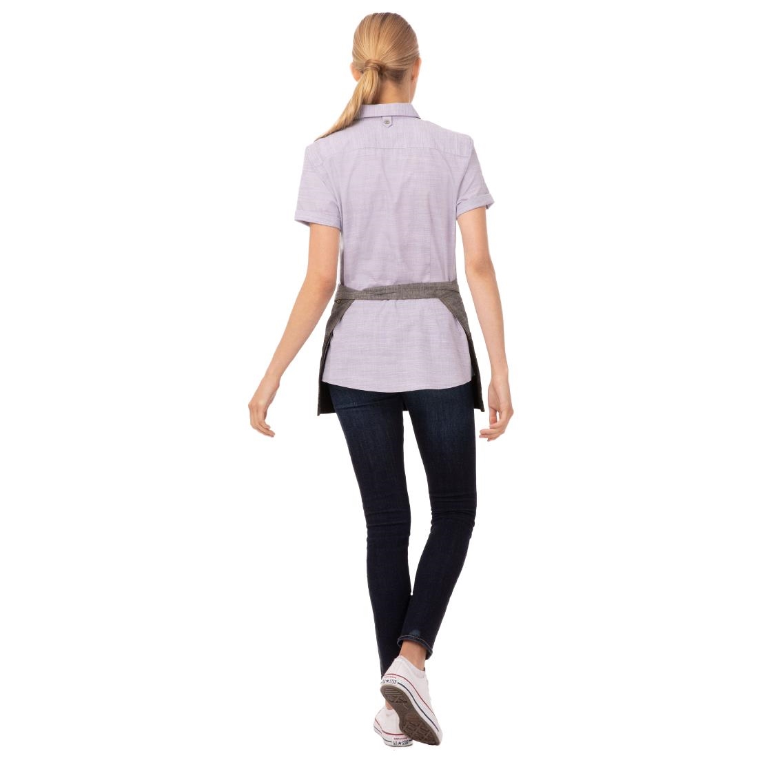Chef Works Urban Manhattan Waist Apron Grey