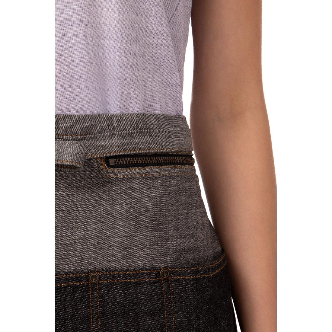 Chef Works Urban Manhattan Waist Apron Grey