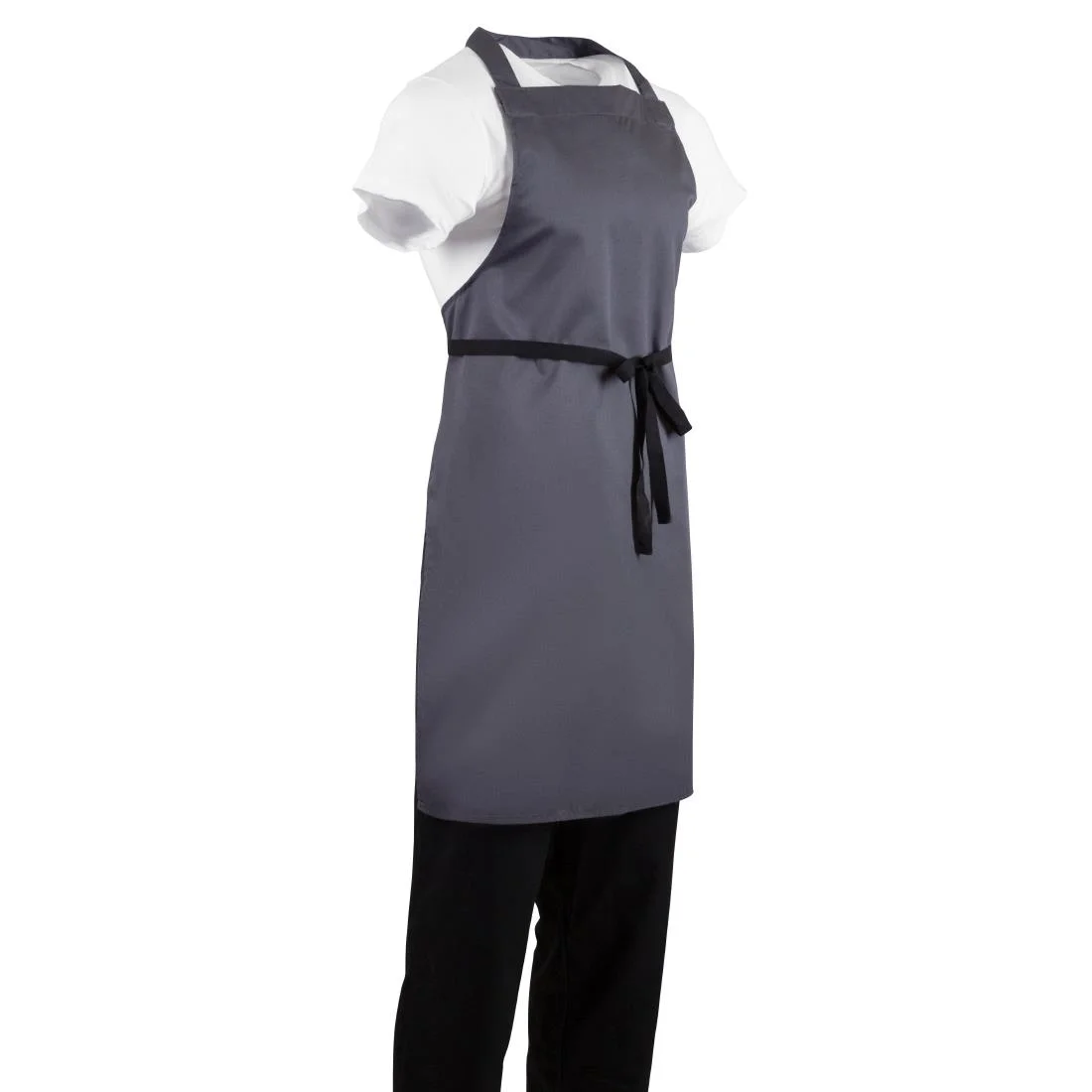 Whites Polycotton Bib Apron Charcoal - Image 6