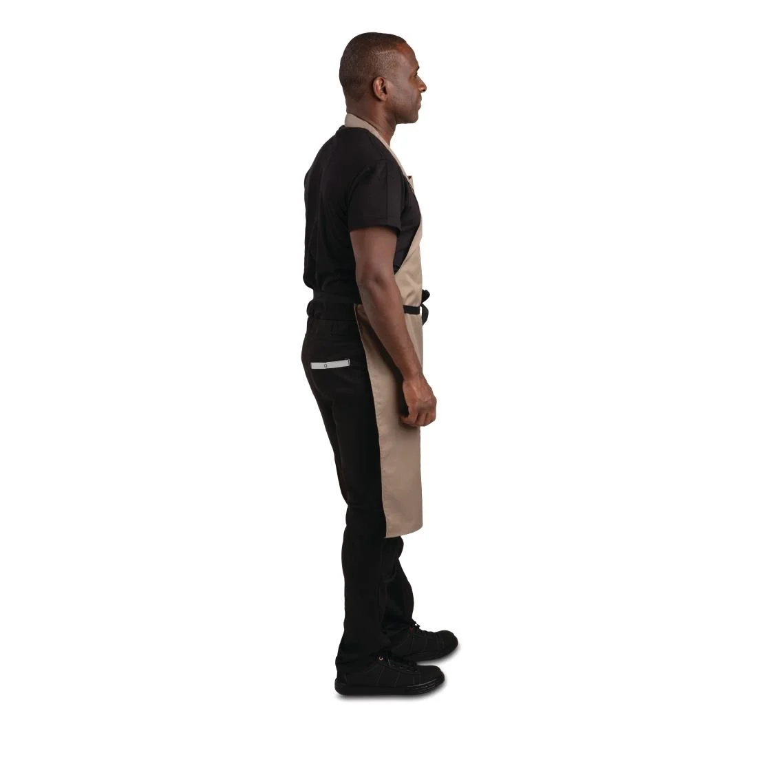 Whites Polycotton Bib Apron Tan - Image 6