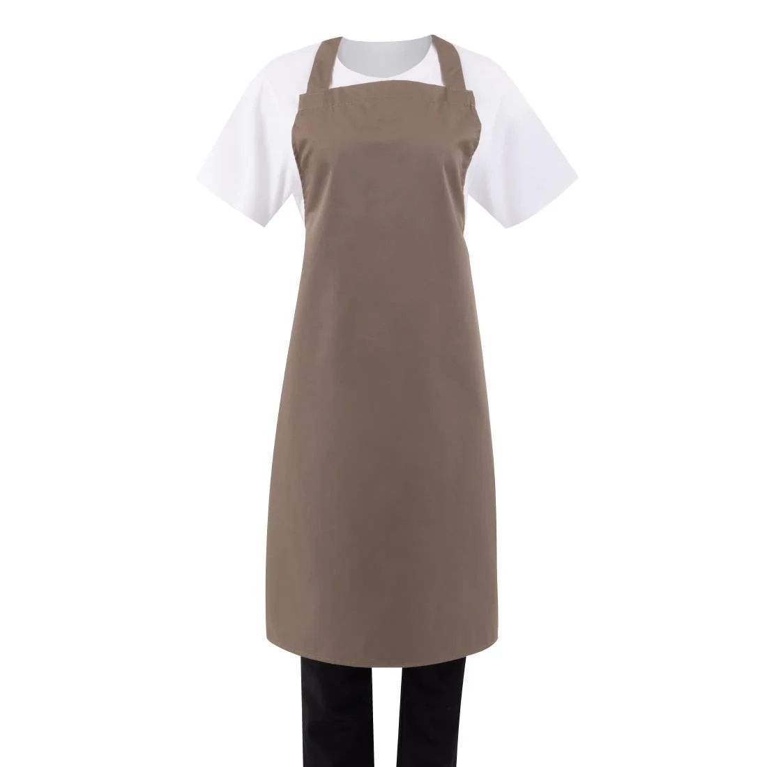Whites Polycotton Bib Apron Tan