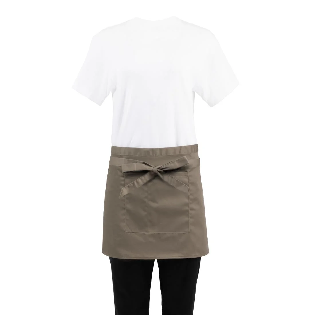 Whites Short Bistro Apron Olive - Image 10