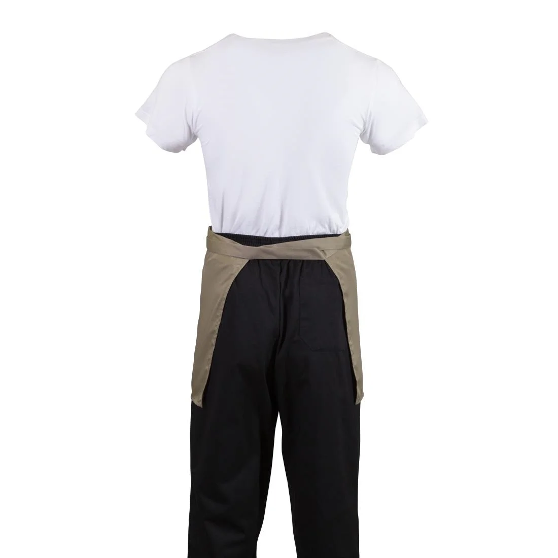 Whites Short Bistro Apron Tan - Image 6