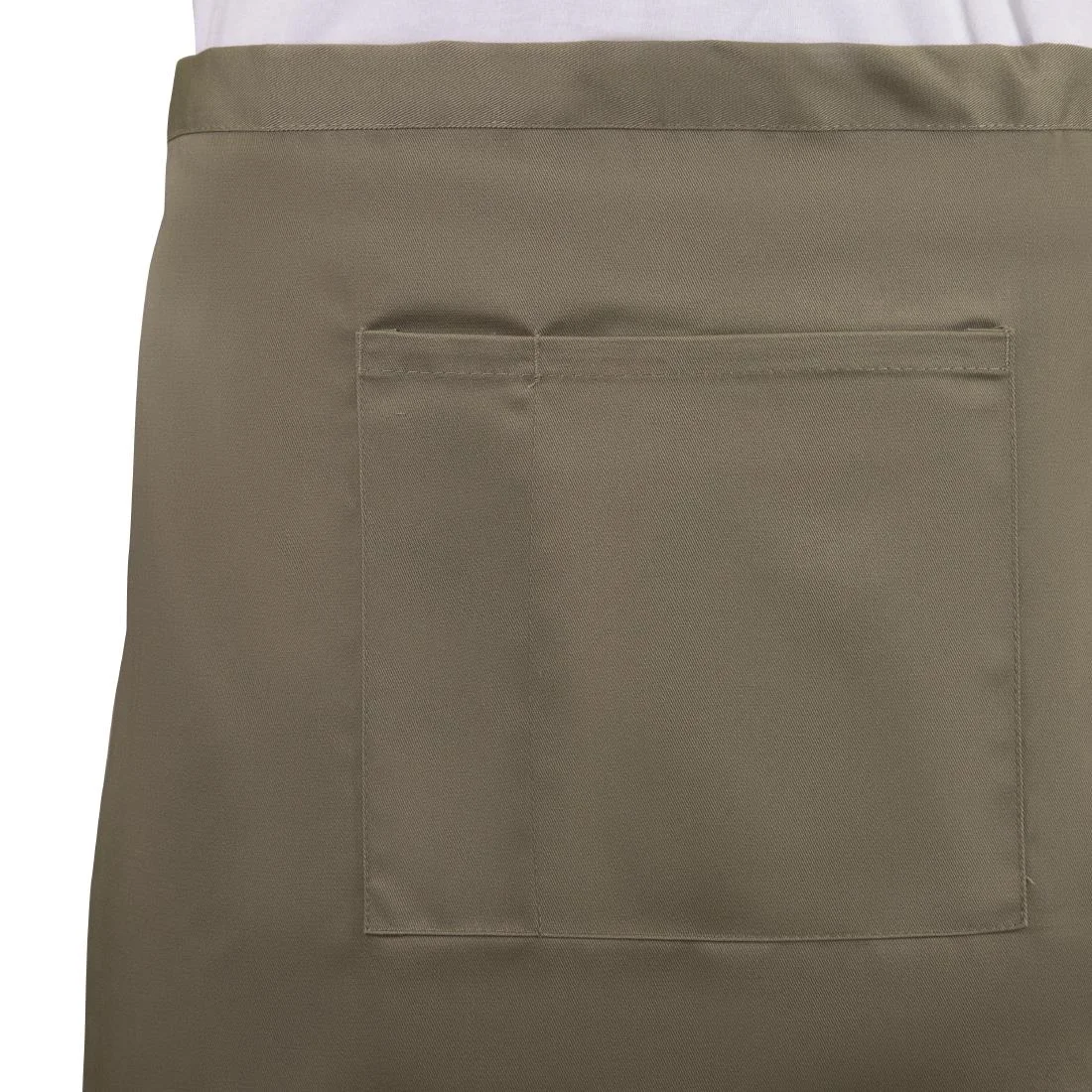 Whites Short Bistro Apron Tan - Image 9
