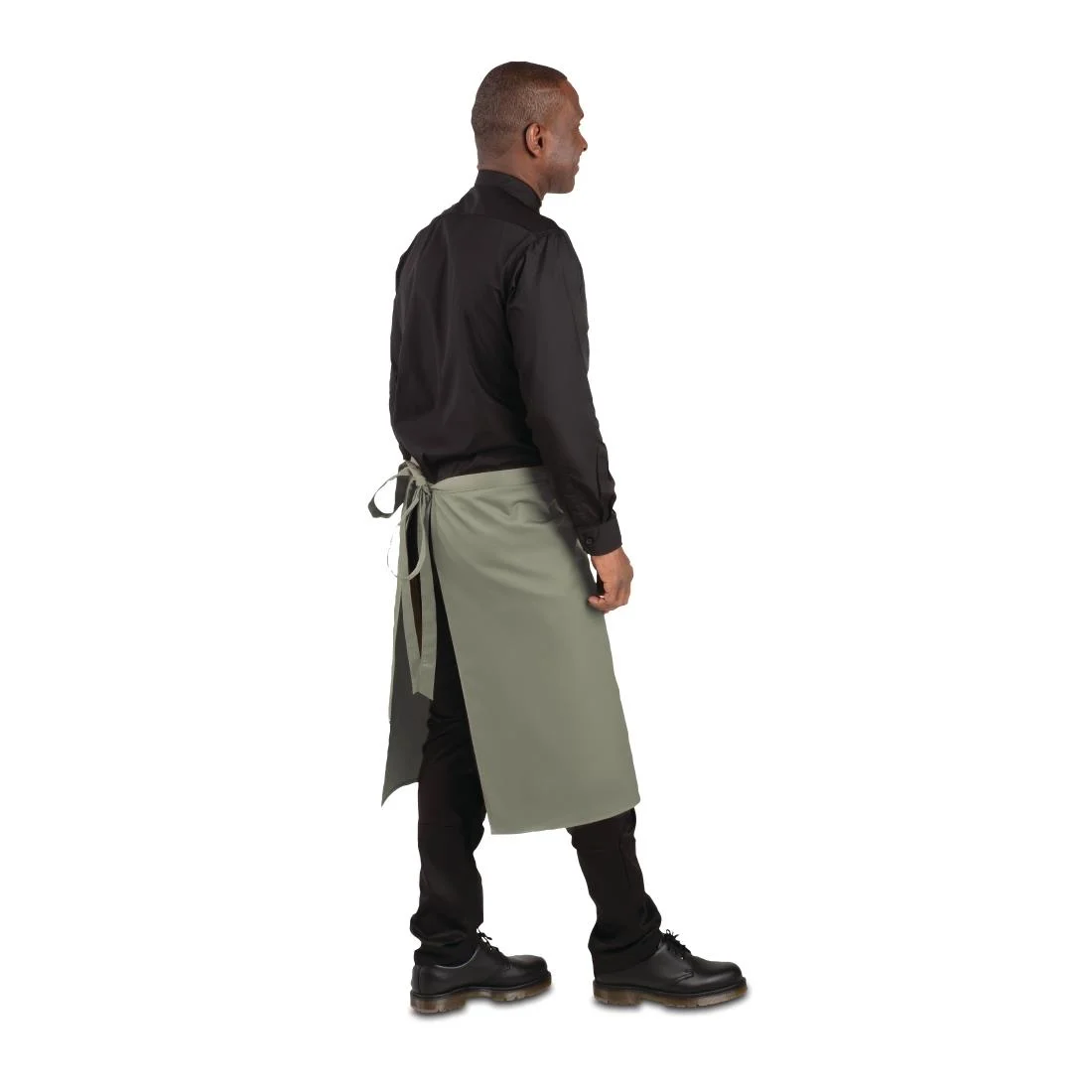 Whites Regular Bistro Apron Olive - Image 4