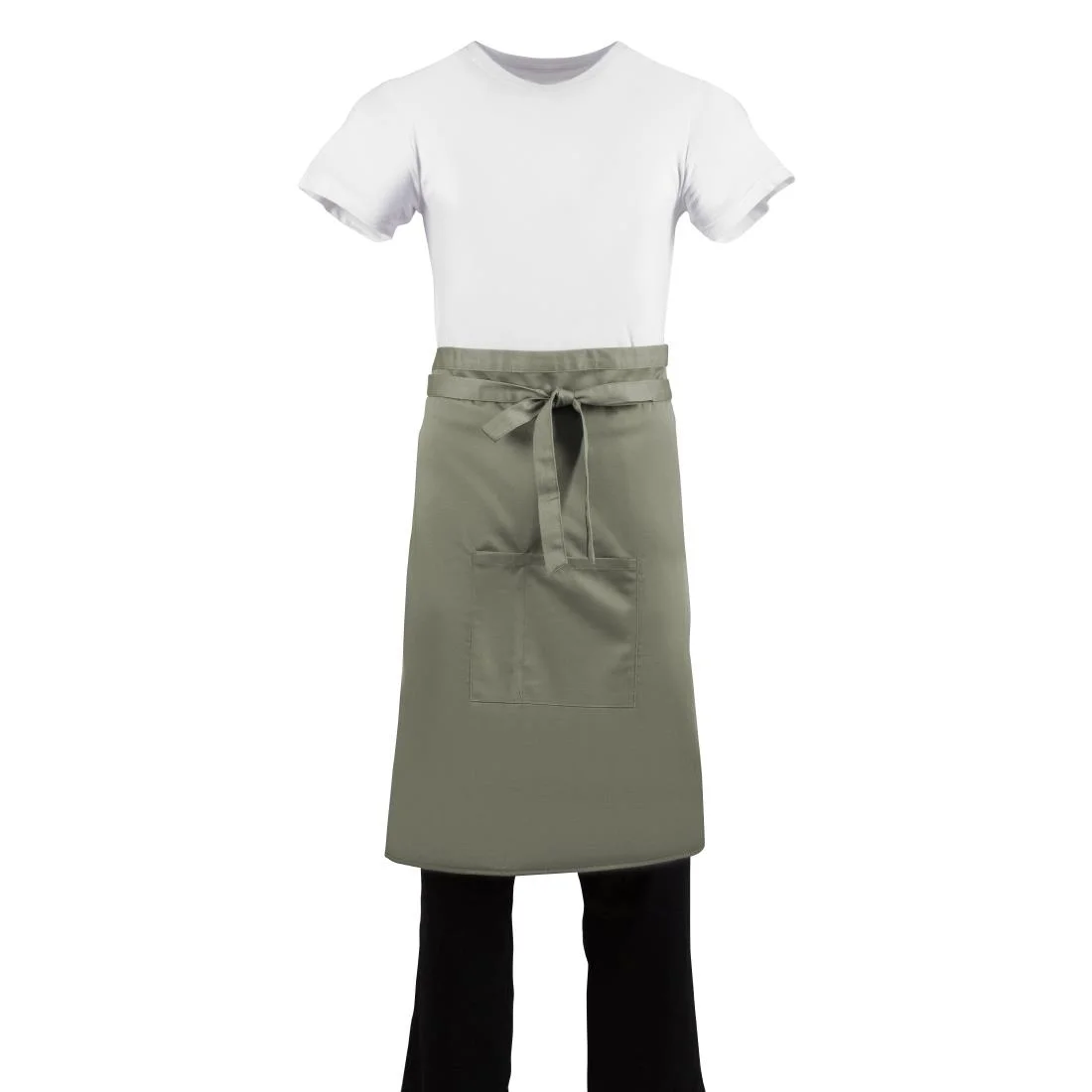 Whites Regular Bistro Apron Olive