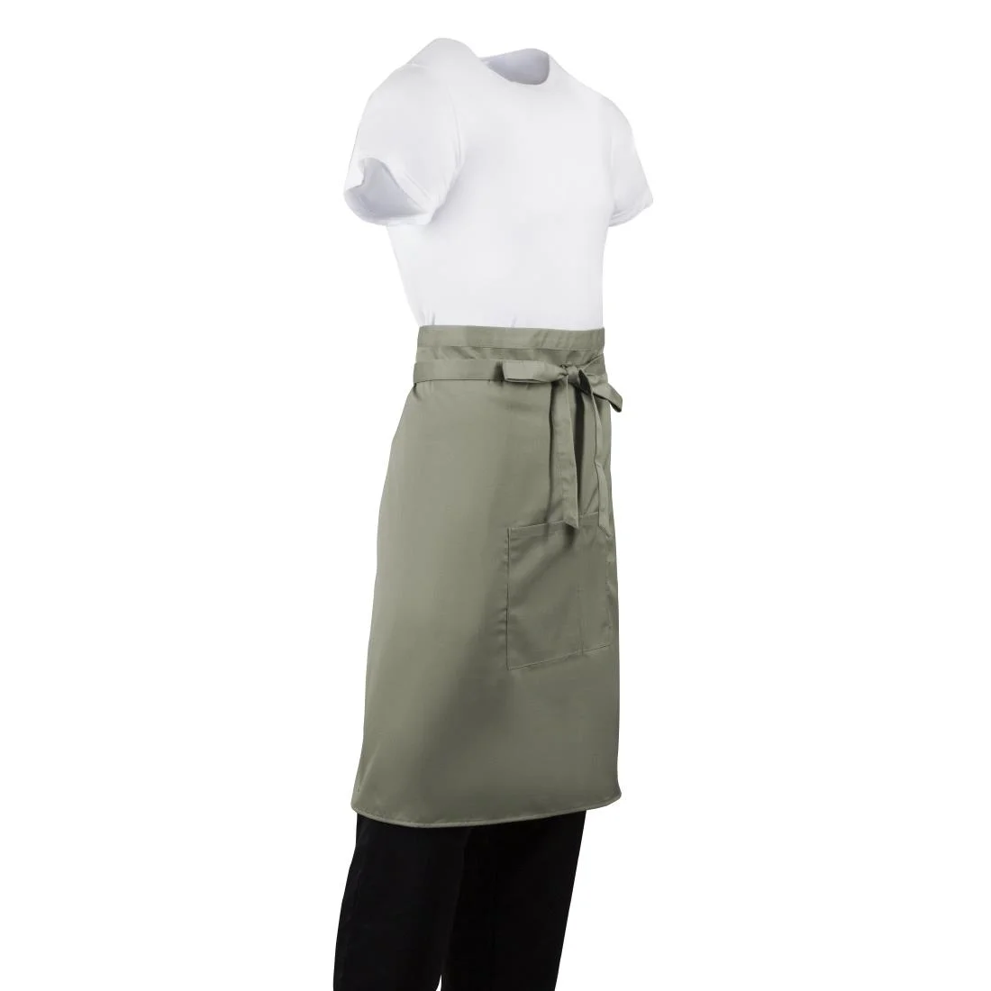Whites Regular Bistro Apron Olive - Image 5