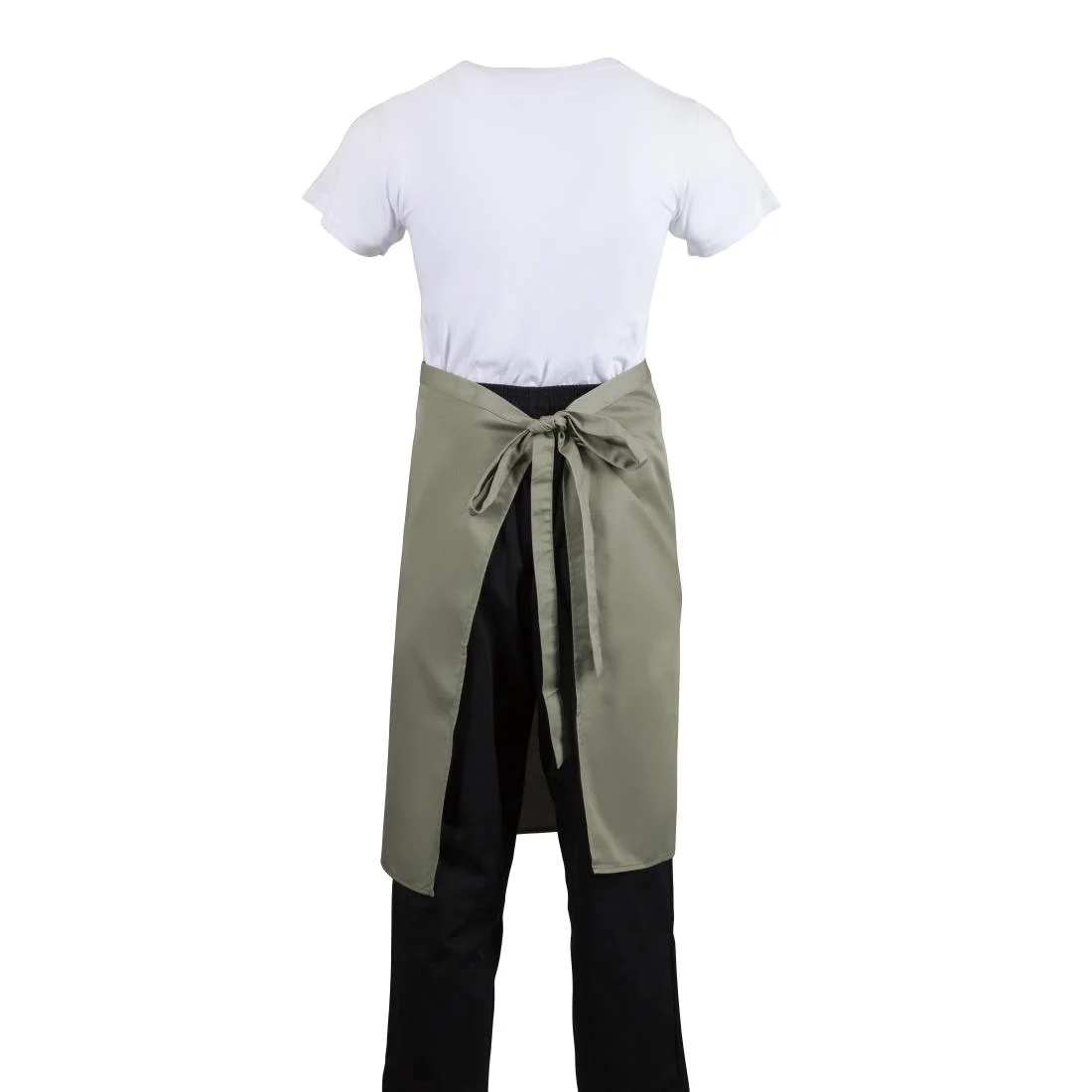 Whites Regular Bistro Apron Olive - Image 8
