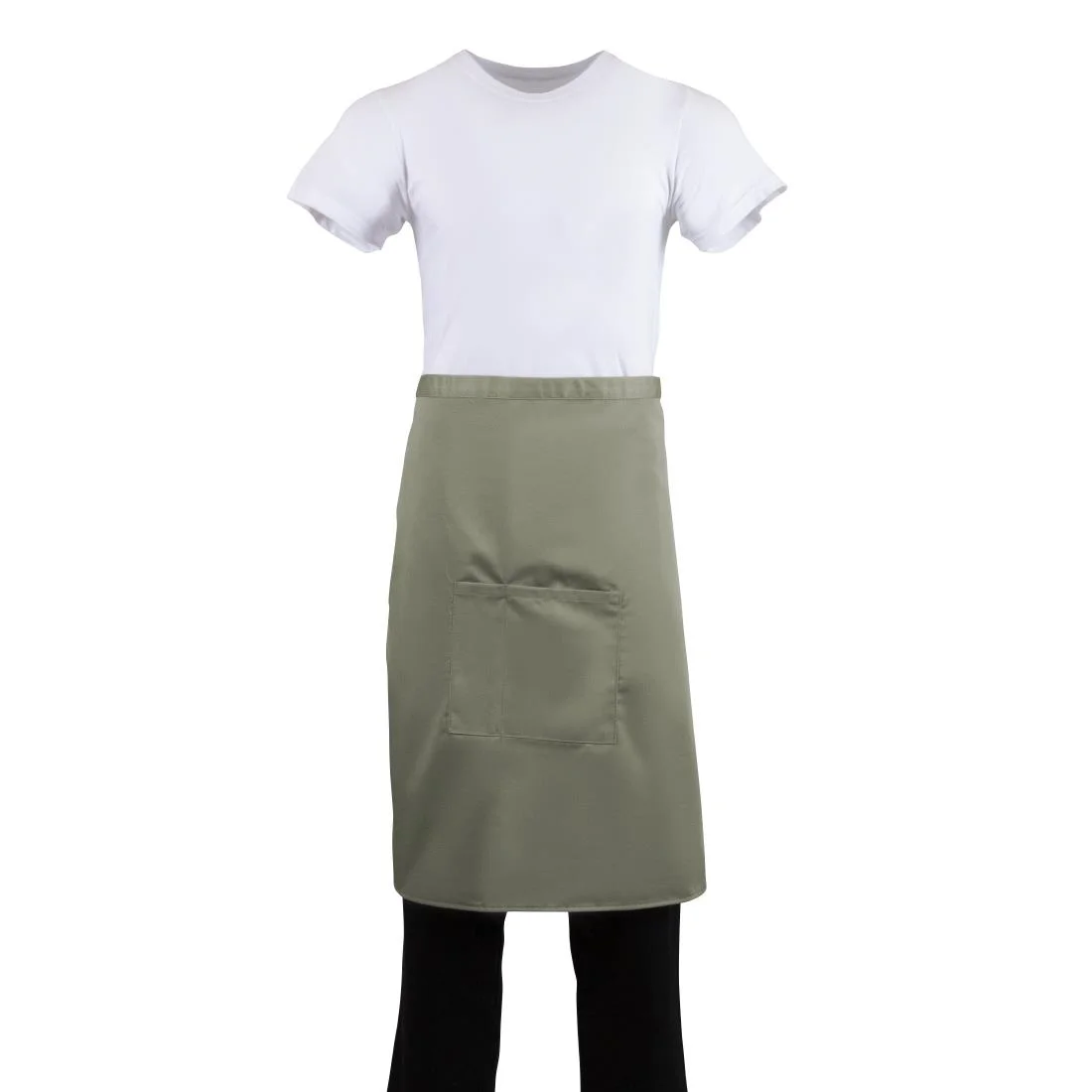 Whites Regular Bistro Apron Olive - Image 9