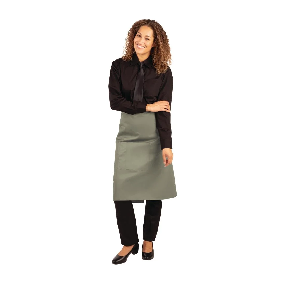 Whites Regular Bistro Apron Olive - Image 12