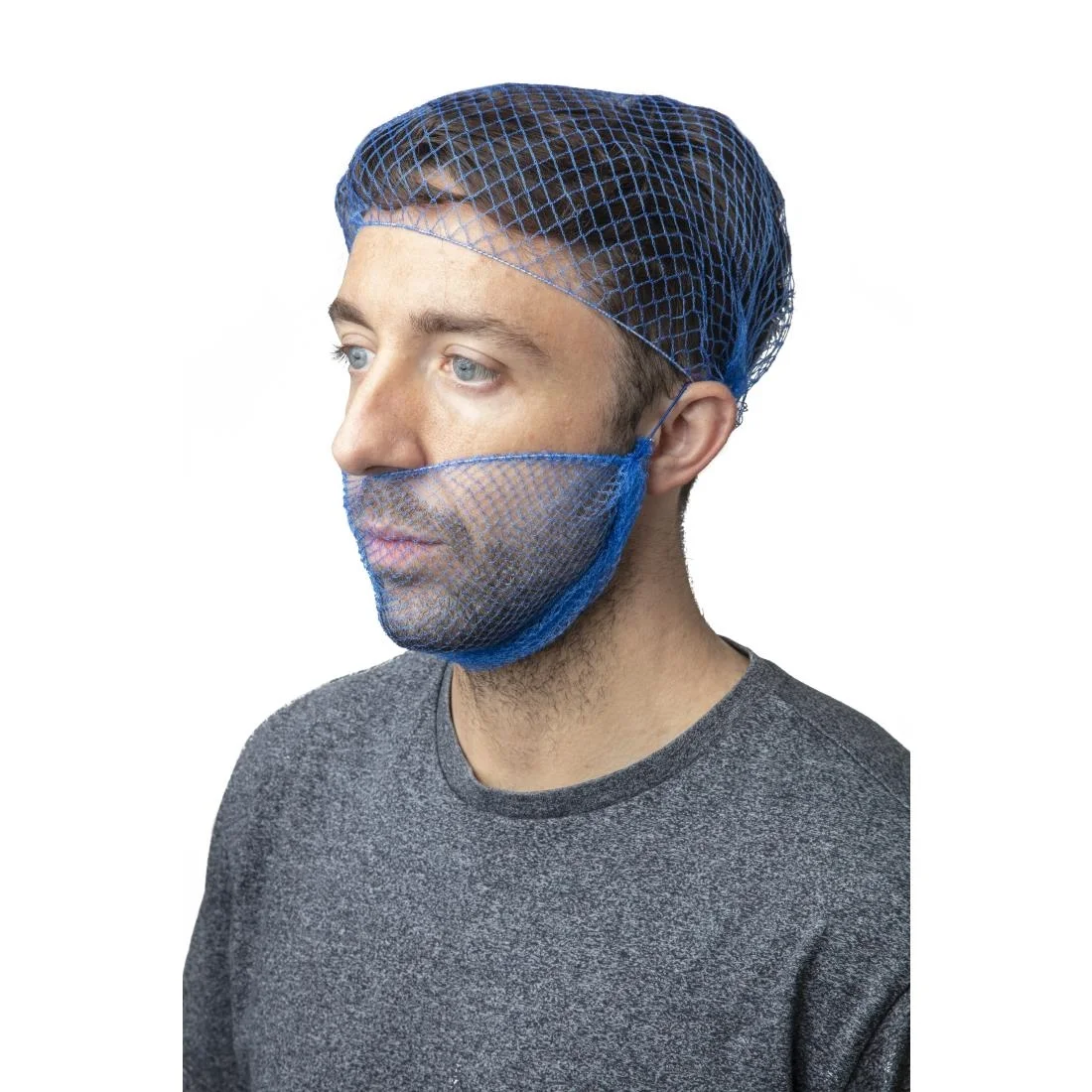 Lion Haircare Beard Snood Light Blue - Image 3