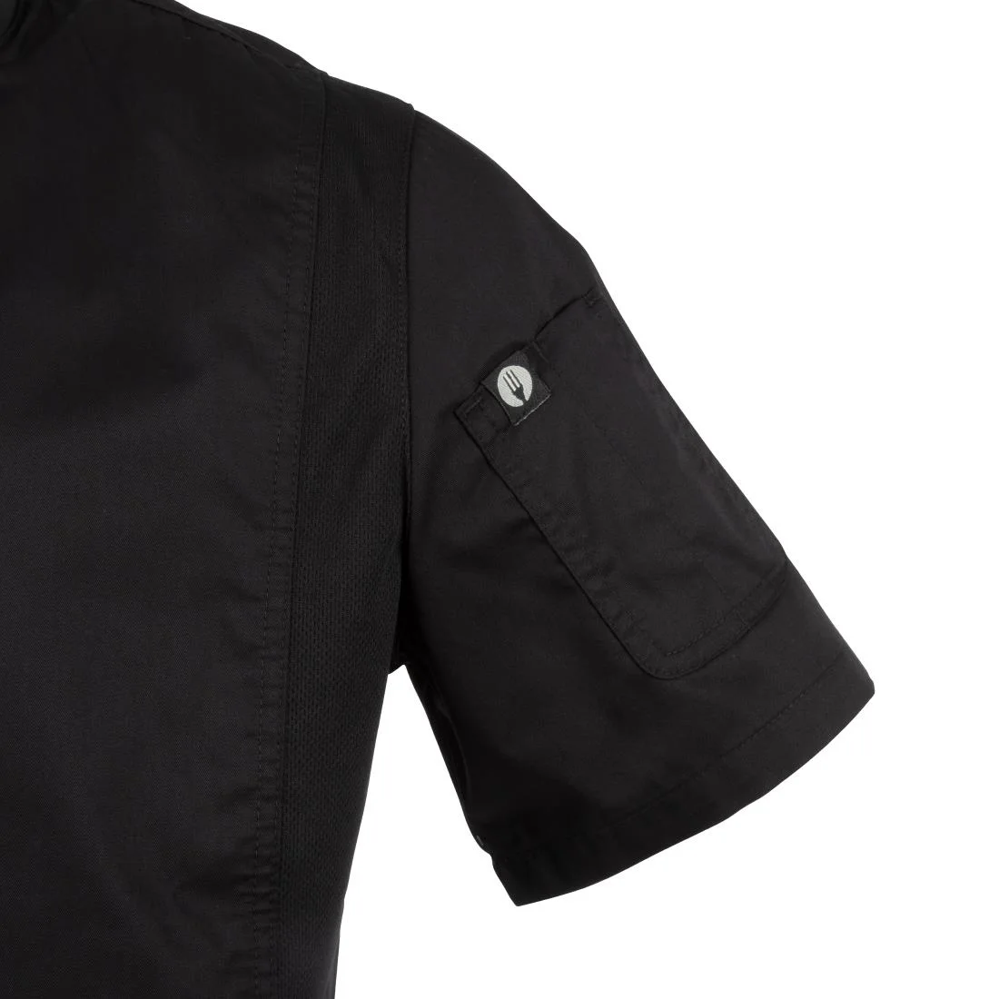 Chef Works Springfield Mens Chef Jacket Black - Image 3