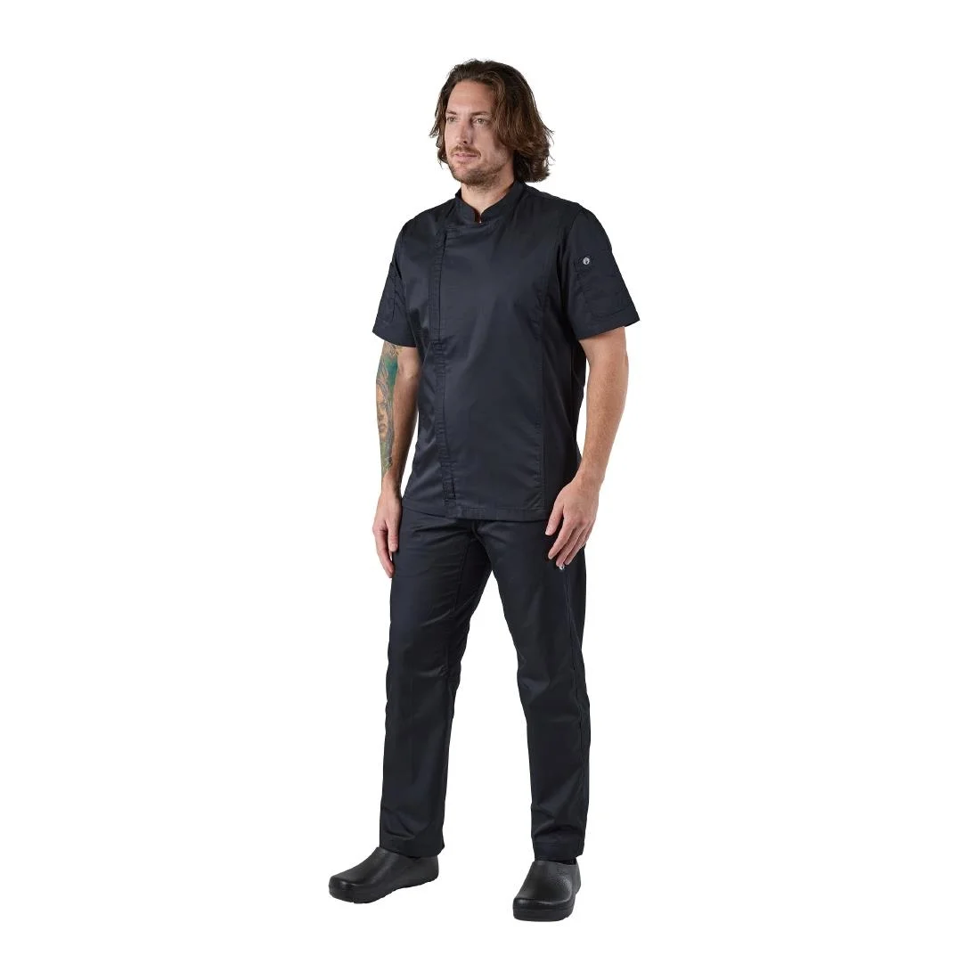 Chef Works Springfield Mens Chef Jacket Black - Image 12