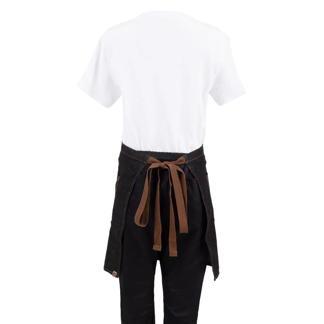 Chef Works Urban Memphis Half Bistro Apron Black - Image 6