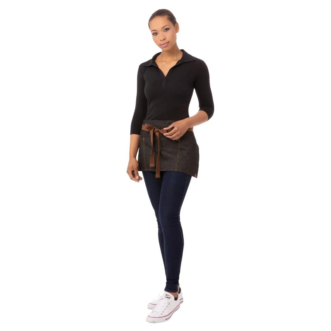 Chef Works Urban Memphis Waist Apron Black - Image 10