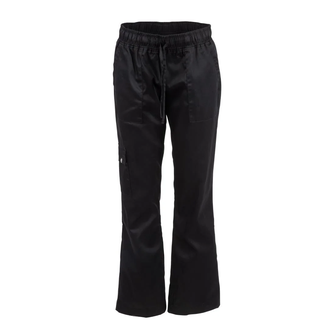 Chef Works Womens Cargo Chefs Trousers Black - Image 2