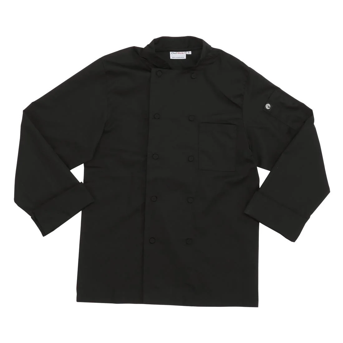 Chef Works Calgary Cool Vent Chefs Jacket Black - Image 2