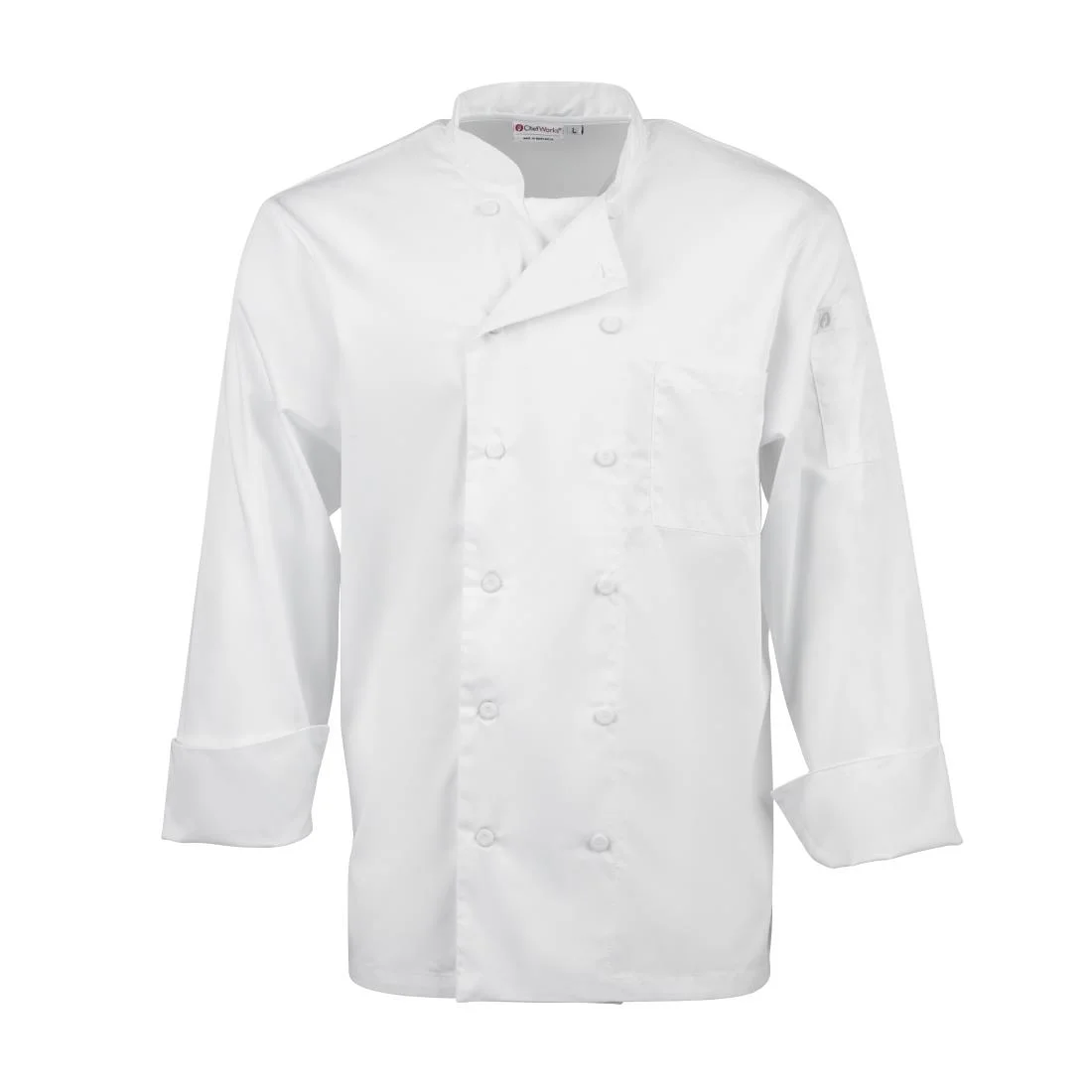 Chef Works Calgary Long Sleeve Cool Vent Unisex Chefs Jacket White - Image 10