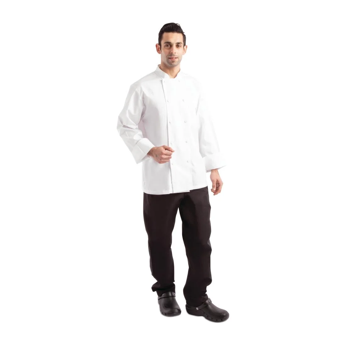 Chef Works Calgary Long Sleeve Cool Vent Unisex Chefs Jacket White - Image 17