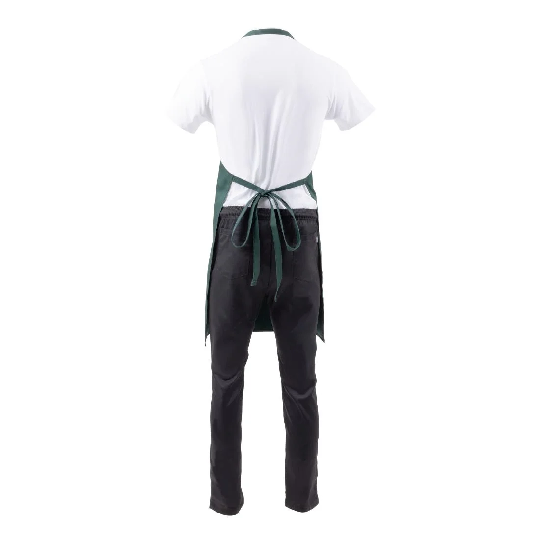 Chef Works Butchers Bib Apron Hunter Green - Image 6