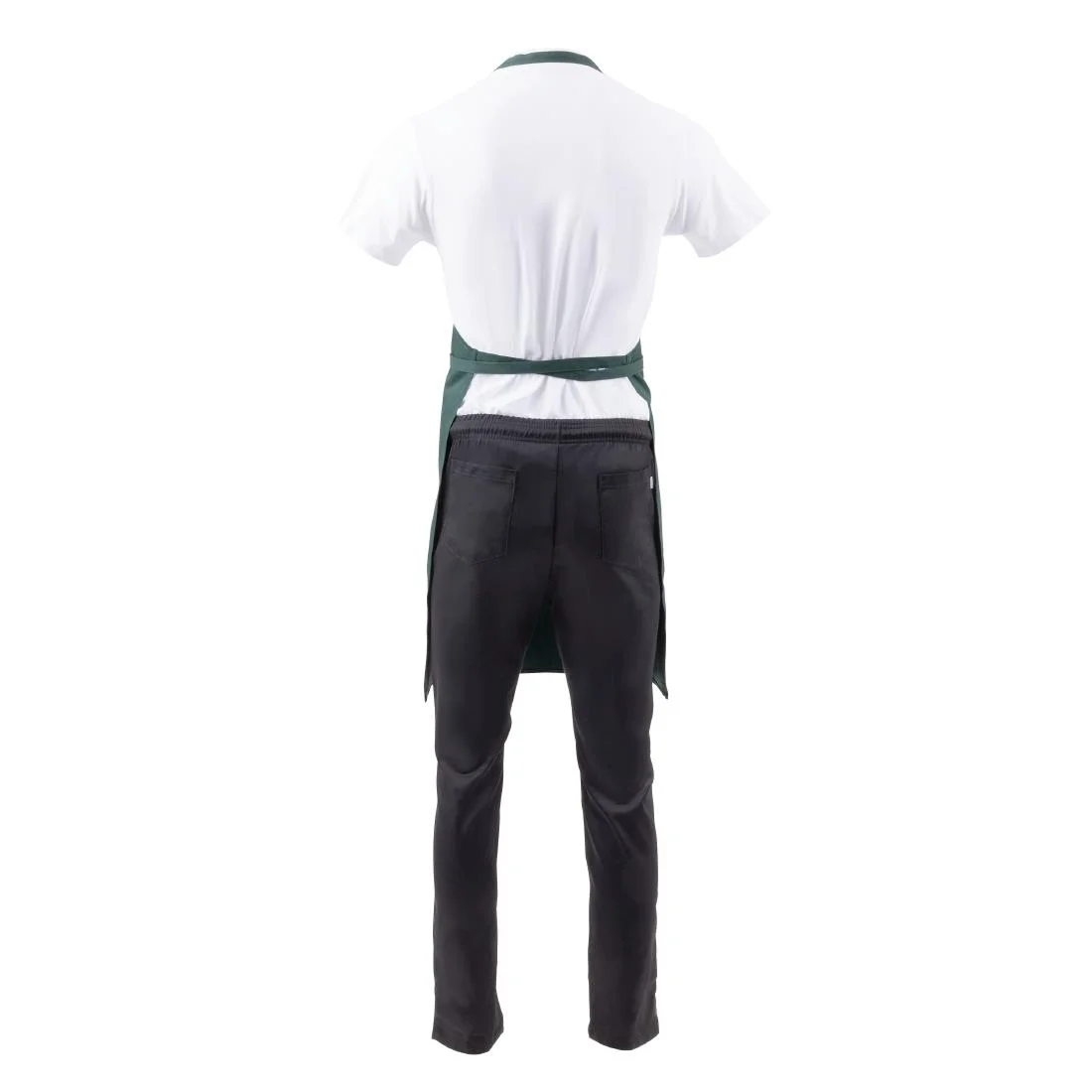 Chef Works Butchers Bib Apron Hunter Green - Image 8