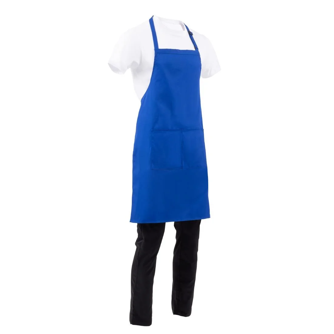 Chef Works Butchers Bib Apron Royal Blue