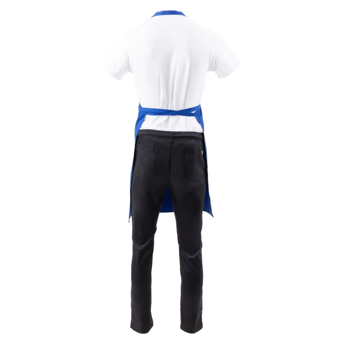 Chef Works Butchers Bib Apron Royal Blue - Image 7