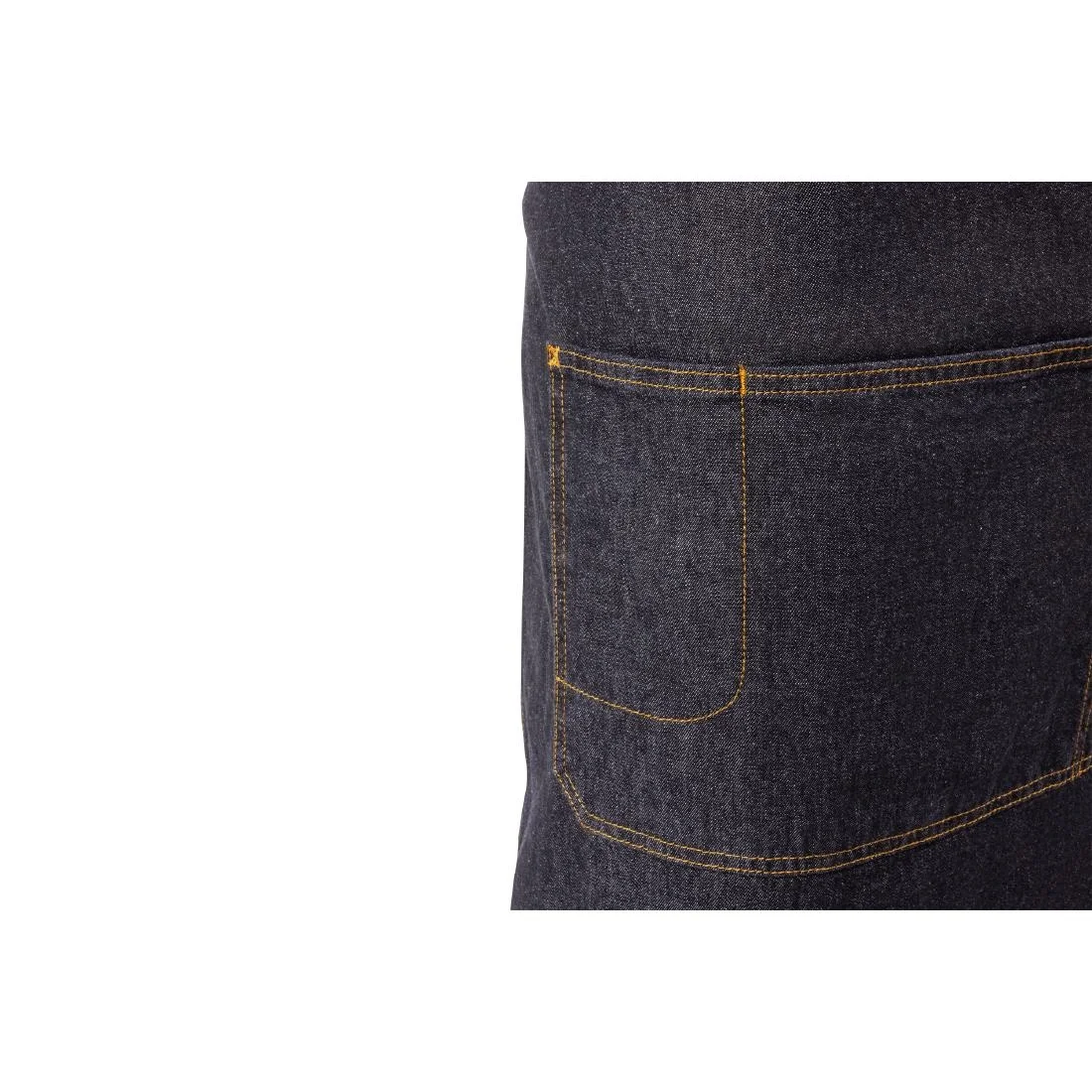 Chef Works Urban Memphis Bib Apron Indigo - Image 10