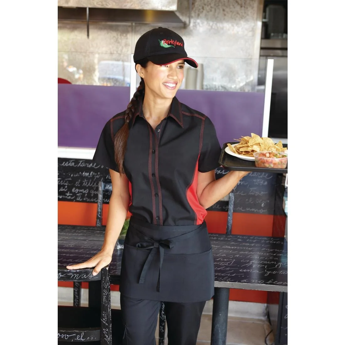 Chef Works Waist Apron Black - Image 3