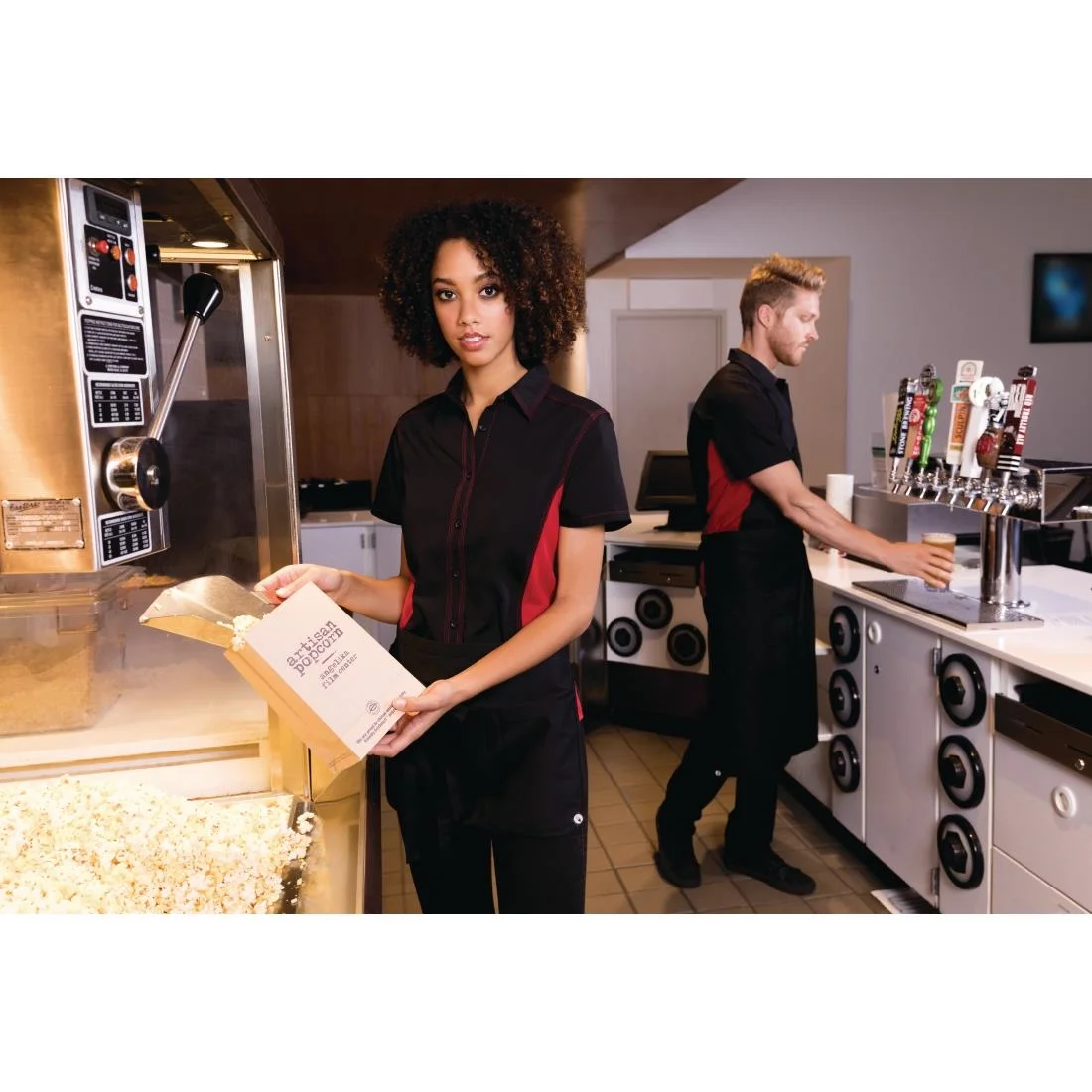 Chef Works Waist Apron Black - Image 4