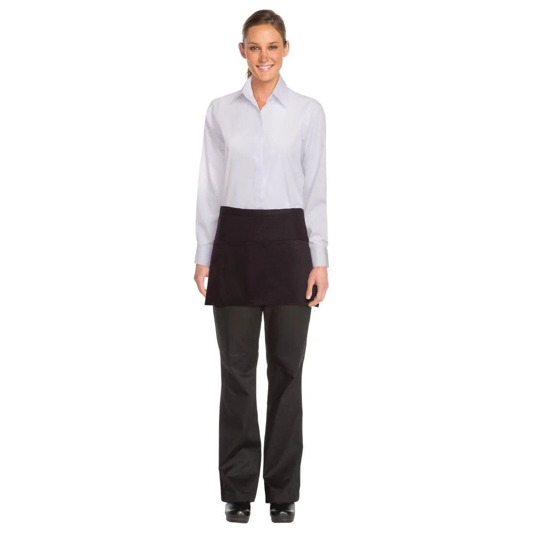 Chef Works Waist Apron Black - Image 5