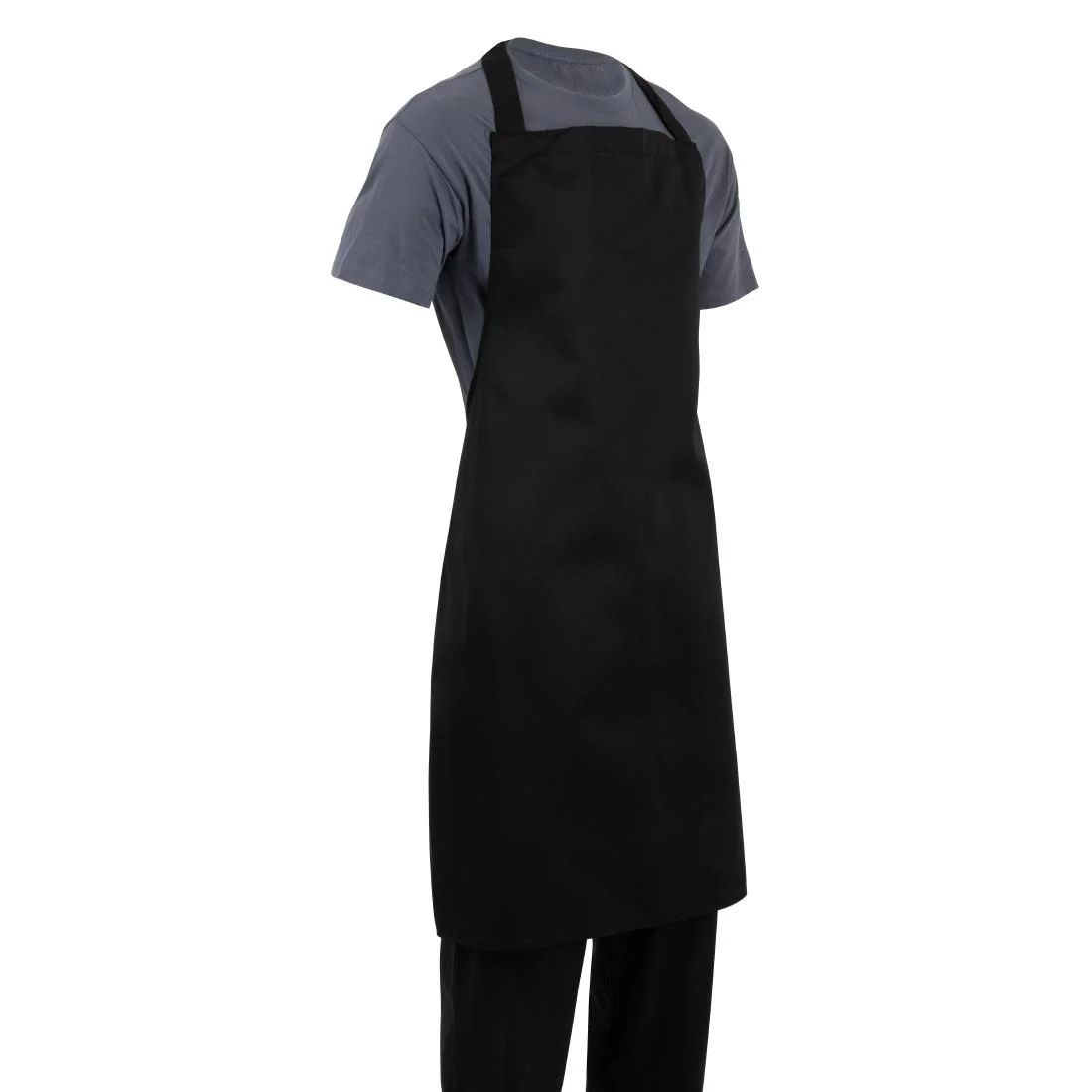 Whites Polycotton Bib Apron Black XL - Image 5