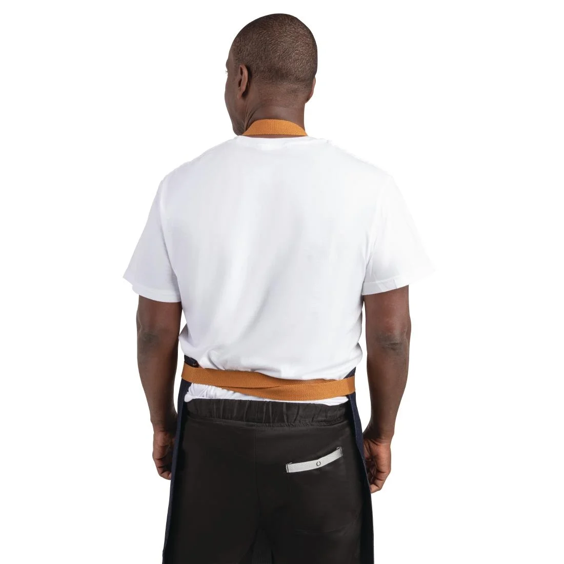 Southside Bistro Apron Denim-Blue With Tan Ties - Image 6