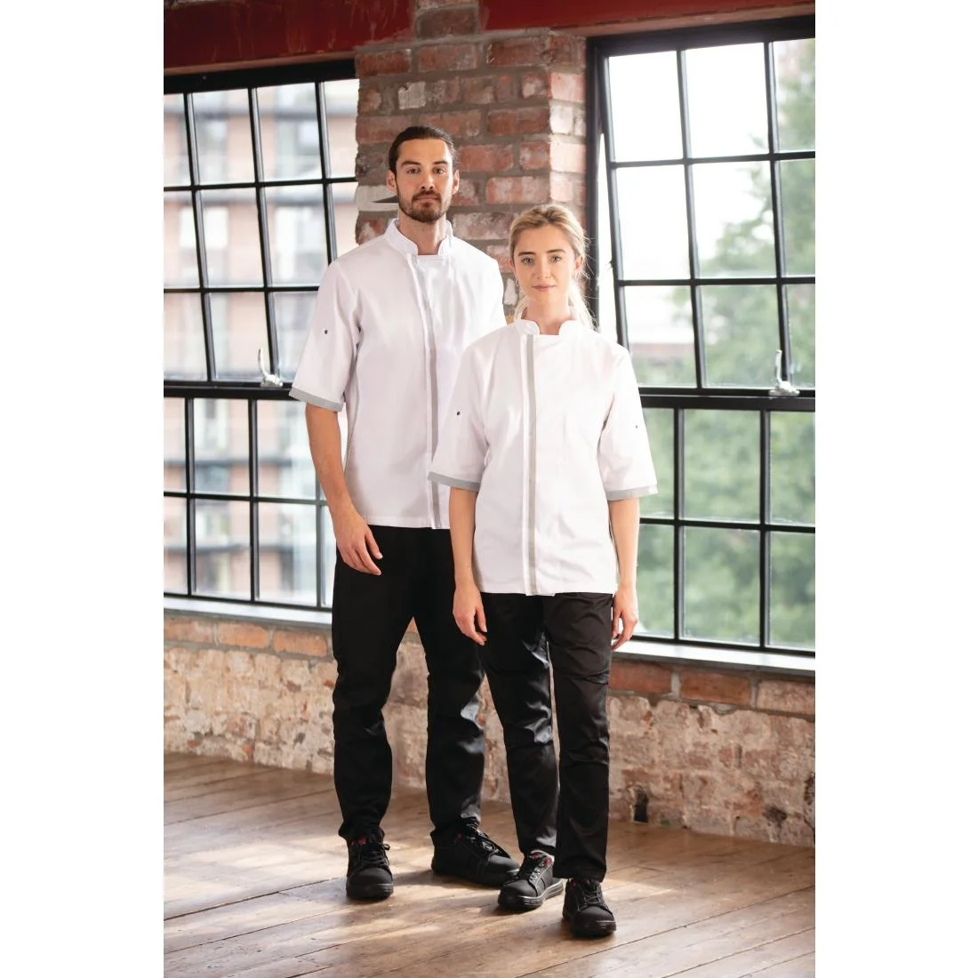 Southside Unisex Chef Jacket White - Image 5