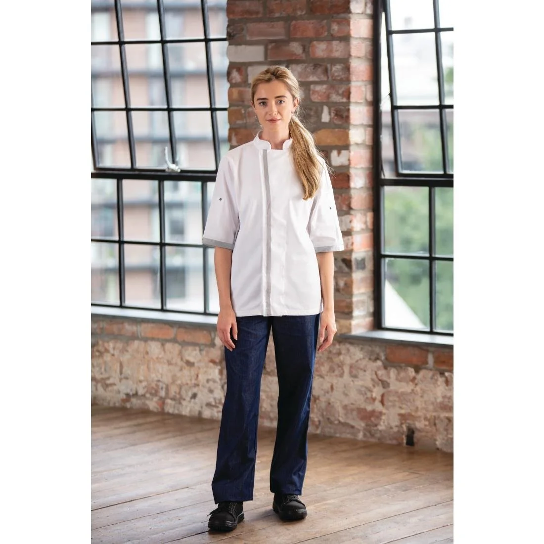 Southside Unisex Chef Jacket White - Image 7