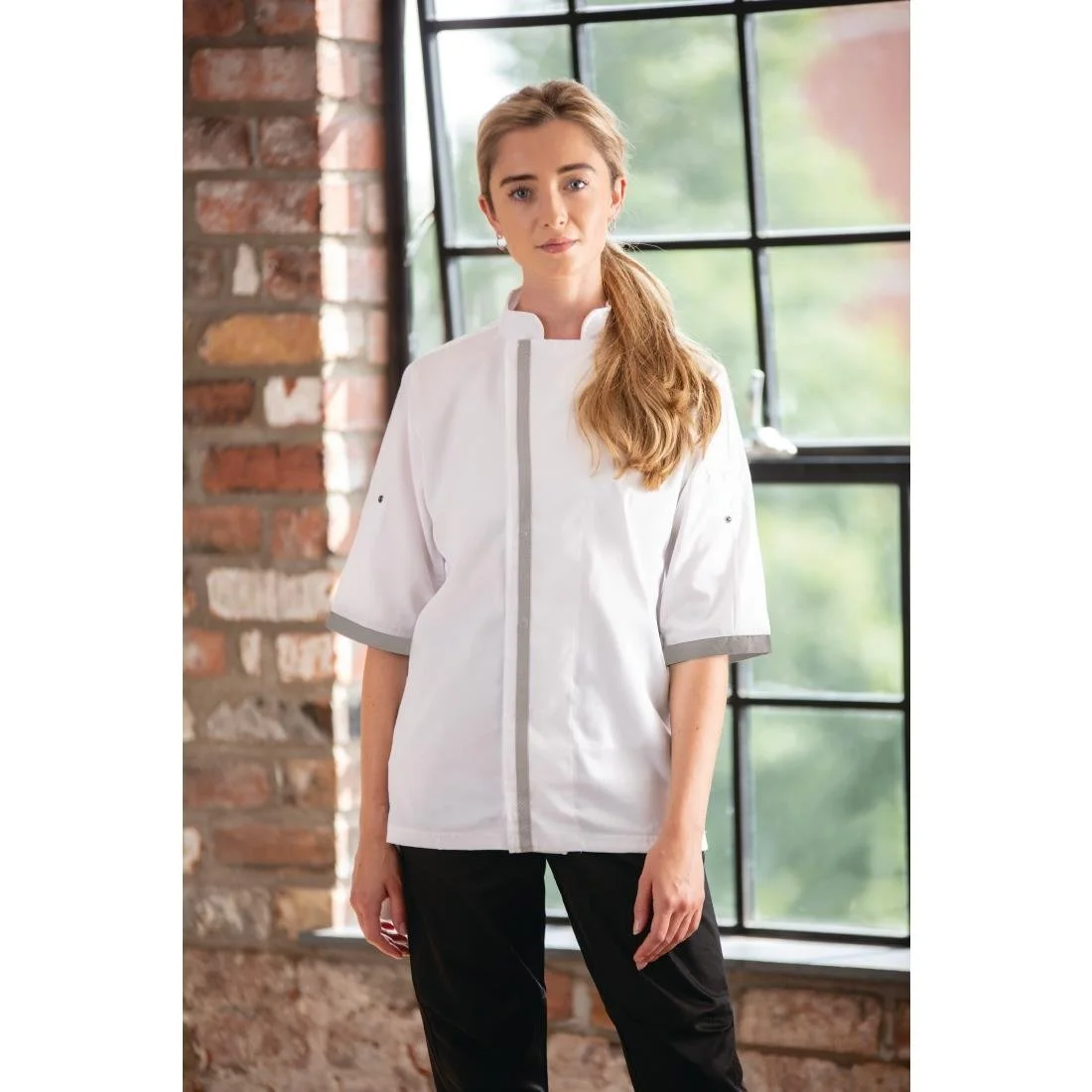 Southside Unisex Chef Jacket White - Image 11