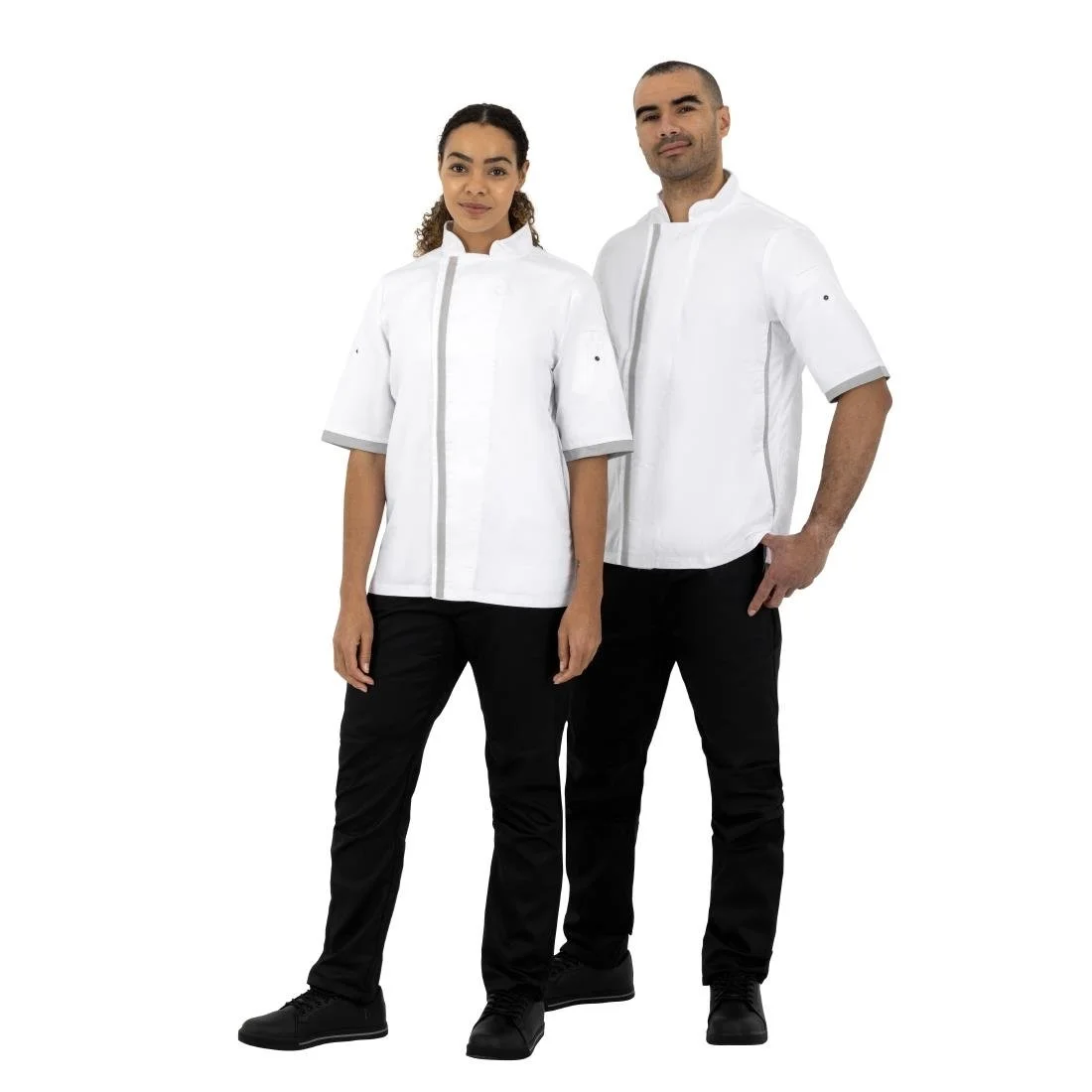 Southside Unisex Chef Jacket White - Image 15