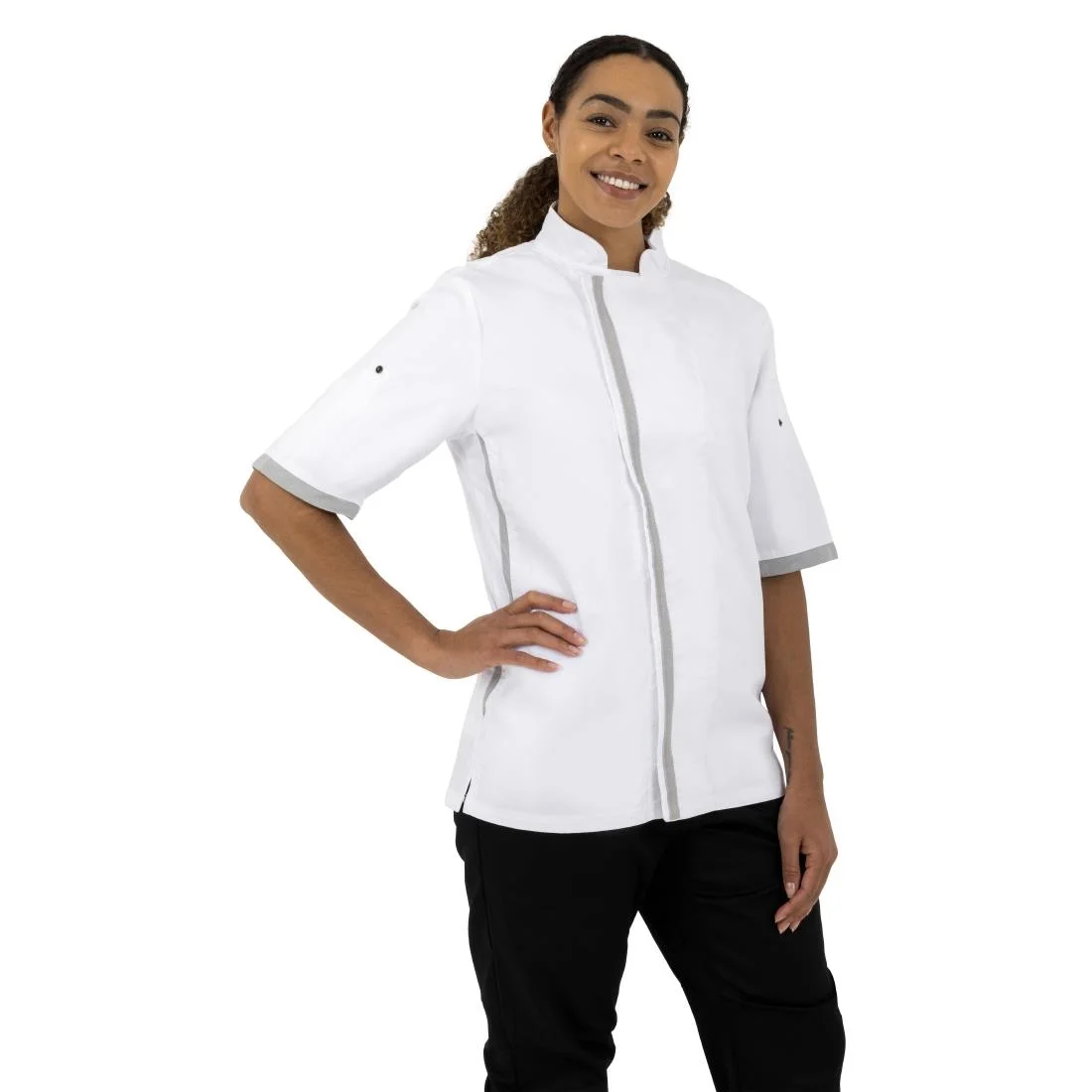 Southside Unisex Chef Jacket White - Image 6