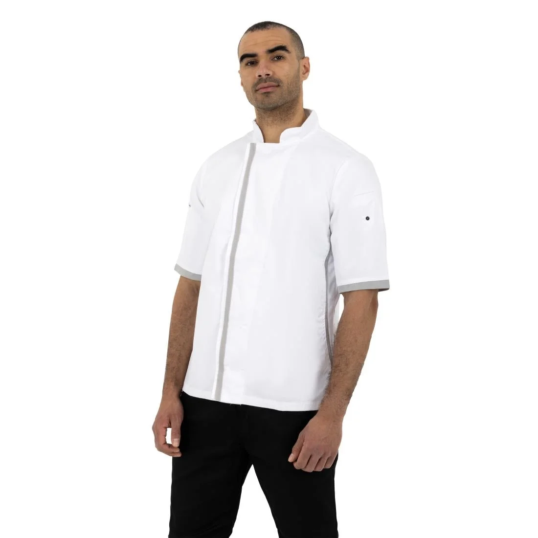 Southside Unisex Chef Jacket White - Image 4