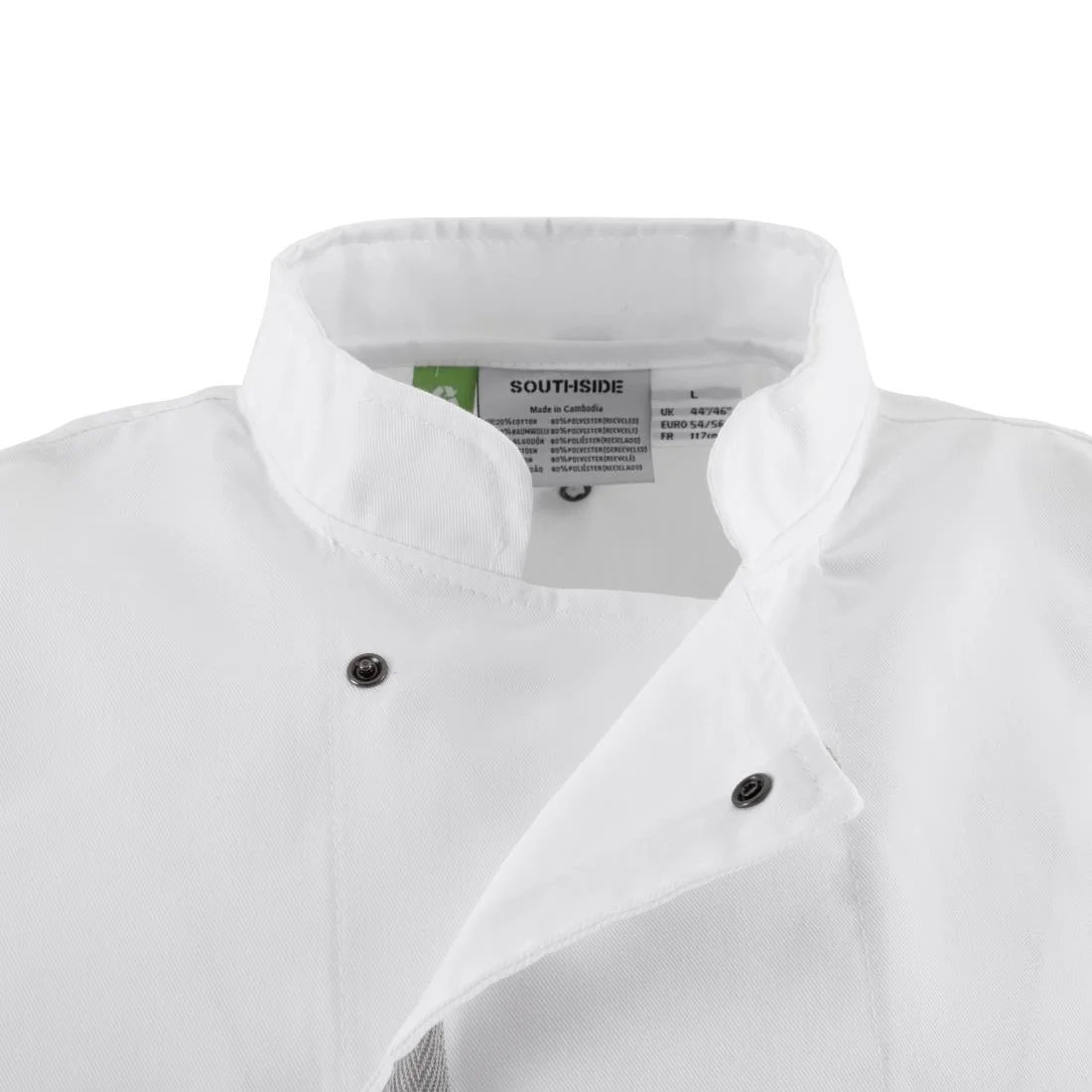 Southside Unisex Chef Jacket White - Image 12