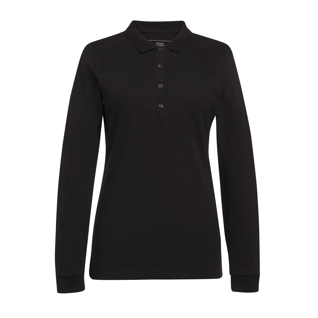 Brook Taverner Anna Women's Black Long Sleeve Polo