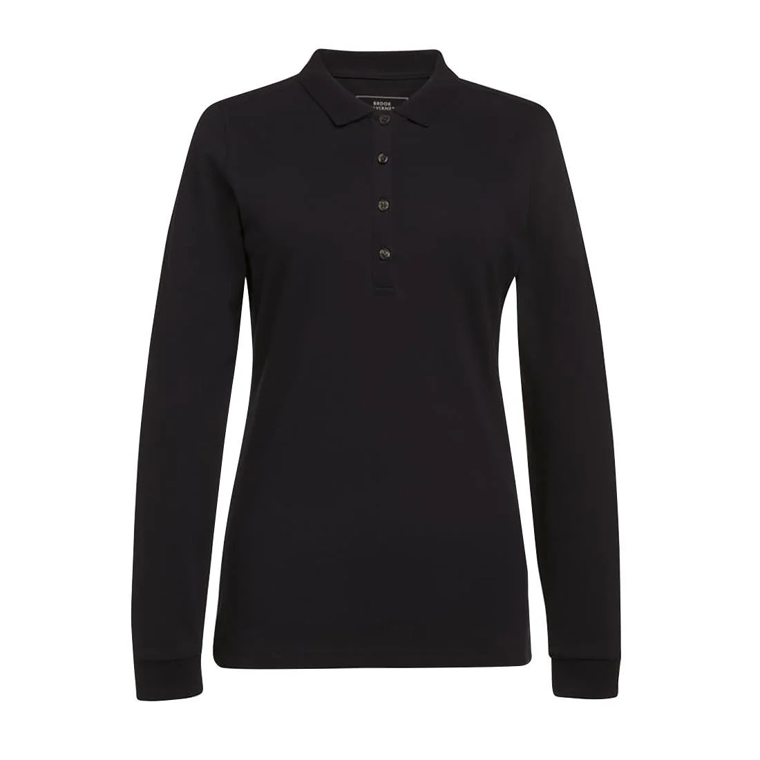 Brook Taverner Anna Women's Black Long Sleeve Polo